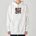 Isaiah_AI_Designの咆哮するトラ Heavyweight Hoodie