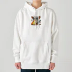 nekodoragonのブサカワ！火噴き猫ドラゴン　背景透過ver Heavyweight Hoodie