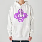 『NG （Niche・Gate）』ニッチゲート-- IN SUZURIの吾唯足知（吾唯足りるを知る。）紫・マークのみ Heavyweight Hoodie