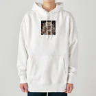 AQUAMETAVERSEの花と蝶の中に入り込む女性　なでしこ1478 Heavyweight Hoodie