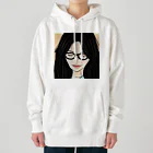 みつまめこshopのメガネ美人 Heavyweight Hoodie