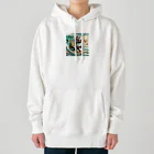 c-kichiのサイ　サ−フィンB Heavyweight Hoodie