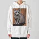 F2 Cat Design Shopのhairless cat 001 Heavyweight Hoodie