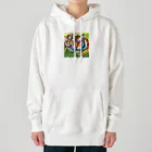 dora-6の他の虎と遊んでいる虎 Heavyweight Hoodie