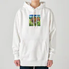 dora-6の草原を歩いている虎 Heavyweight Hoodie