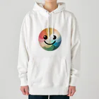 SmileHouse☺のレインボーにこちゃん☺ Heavyweight Hoodie