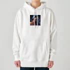 AQUAMETAVERSEの七夕の夜彦星と織り姫　なでしこ1478 Heavyweight Hoodie