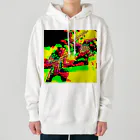 moon_takuanの三号パンダムとクマオ軍曹「Pandam No. 3 vs. Sergeant Kumao」 Heavyweight Hoodie