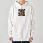 BrilliantTiaraのカラフルボタン Heavyweight Hoodie