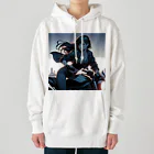 ヨーカズのバイク女子 Heavyweight Hoodie