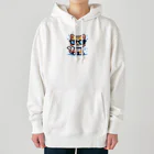 BinaryStoreのきらりんサングラスにゃんこ Heavyweight Hoodie