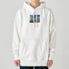 ウェブエンパイアの古（いにしえ）に、太陽の下に海洋と海草がありけり Heavyweight Hoodie