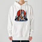 momonekokoの風格漂う王者の虎 Heavyweight Hoodie