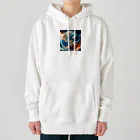 podotataのマグニフィセント地球 Heavyweight Hoodie