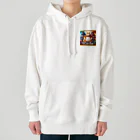 ニゴ猫　shopのFAT CAT HERO Nigo デブ猫勇者ニゴ Heavyweight Hoodie