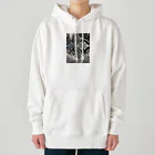 Colorful Canvasの光る黒い十字架 Heavyweight Hoodie