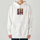 tohateの鳥居と桜 Heavyweight Hoodie