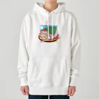 さちあきのおみせの季節のさくら餅ハリネズミ Heavyweight Hoodie