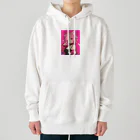 AQUAMETAVERSEのピンクのチャーム Marsa 106 Heavyweight Hoodie