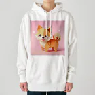 おりがみデザインのしばけん（春） Heavyweight Hoodie