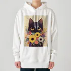 AQUAMETAVERSEの花束を猫に　Hime  253 Heavyweight Hoodie