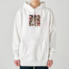 WolthCaの可愛い猫に華を添えて2nd Heavyweight Hoodie