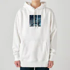 terurun19のブルーの幻想的なティアラ Heavyweight Hoodie