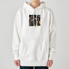 atto_usagiのクリスタルウィンクうさぎ Heavyweight Hoodie