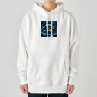 しんすけの強そうなサメ Heavyweight Hoodie