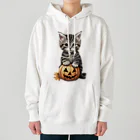 dogsdream8246のかぼちゃと猫 Heavyweight Hoodie