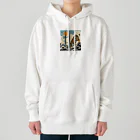 momonekokoのワイルドな虎 Heavyweight Hoodie