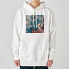 R-mayの鮮やかなマーブル Heavyweight Hoodie