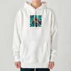 processorの水遊びする親子カワウソ Heavyweight Hoodie