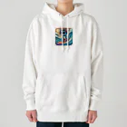 ふぇにゃんくすの猫サーファーたま Heavyweight Hoodie