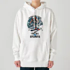 Stylo TeeのI'm Still Here Because I Do All My Stunts Heavyweight Hoodie