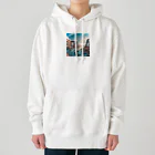 Pixel Art Goodsのヴェネチア（pixel art） Heavyweight Hoodie