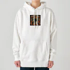 日常のおとももちのスーツ姿でトラさん出社？ Heavyweight Hoodie