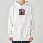 kaz_new9の未来のうさぎ戦士 Heavyweight Hoodie