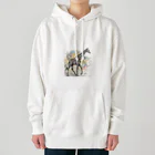 Tシャツピークスのキリンジラフ Heavyweight Hoodie