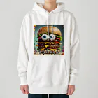 San☆Nikoのハンバーガー　トリプルくん Heavyweight Hoodie