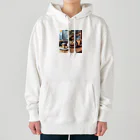 カモノハシかも？のカフェでまったりするカモノハシ Heavyweight Hoodie