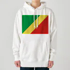 お絵かき屋さんのコンゴ共和国の国旗 Heavyweight Hoodie