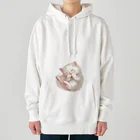 RKENの夢の中で冒険中のかわいらしい猫ちゃん。 Heavyweight Hoodie