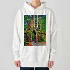 GALLERY misutawoのカンボジア アンコール・トムの北大門 Heavyweight Hoodie