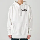 DJ HOKKY OFFICIAL GOODS 2024のHOKKY 黒ロゴ　 Heavyweight Hoodie