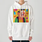 JINPACHIの粘り強い男 Heavyweight Hoodie