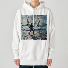 AQUAMETAVERSEのsupとwindsurfingレース　エンジェル717 2065 Heavyweight Hoodie