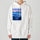 AQUAMETAVERSEの雲海とホテル街の灯　ラフルール　1859 Heavyweight Hoodie