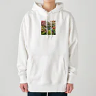 JAMnano1837の猫 in 花園 Heavyweight Hoodie