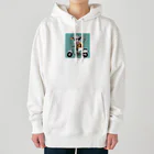 hogarakuのスクーターに乗った牛 Heavyweight Hoodie